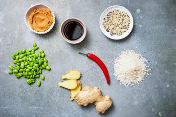 Ingredients used in Japanese cooking