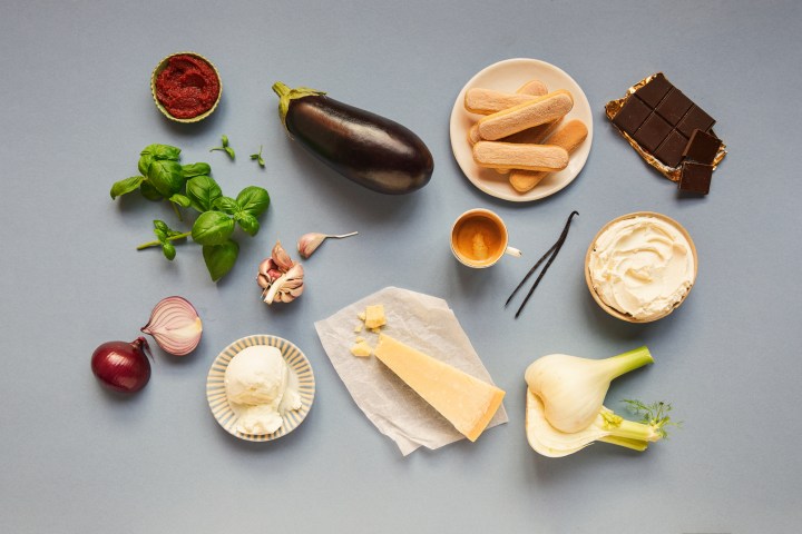 Ingredients for Italian cooking