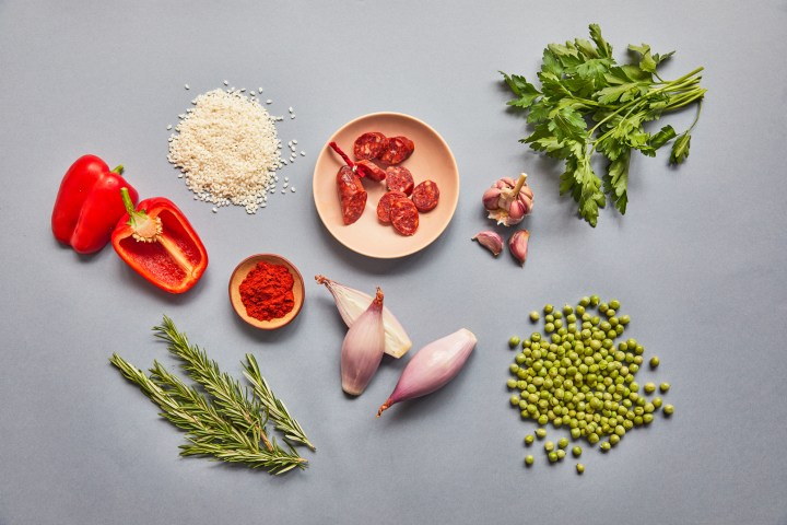 Ingredients used in Spanish cooking