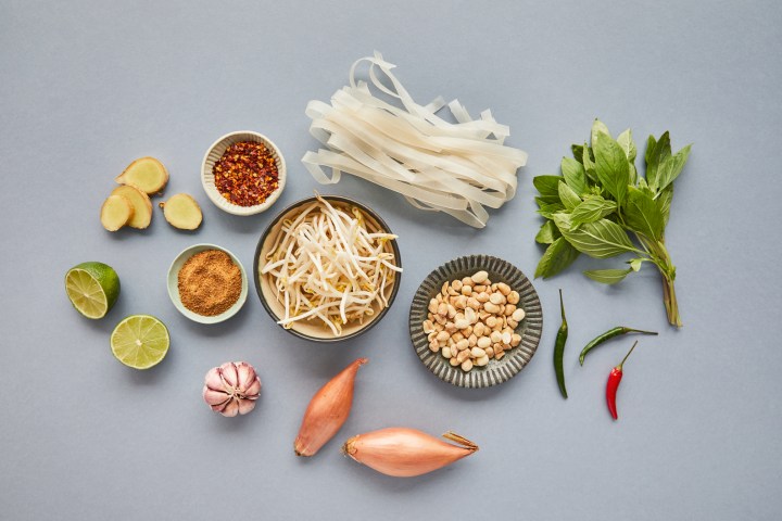 Pad Thai ingredients