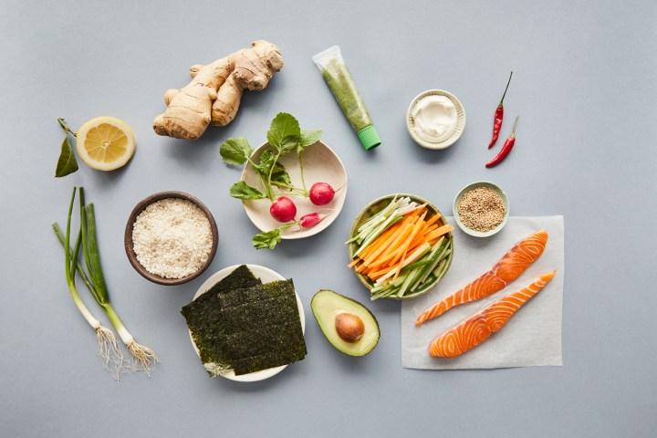 sushi ingredients