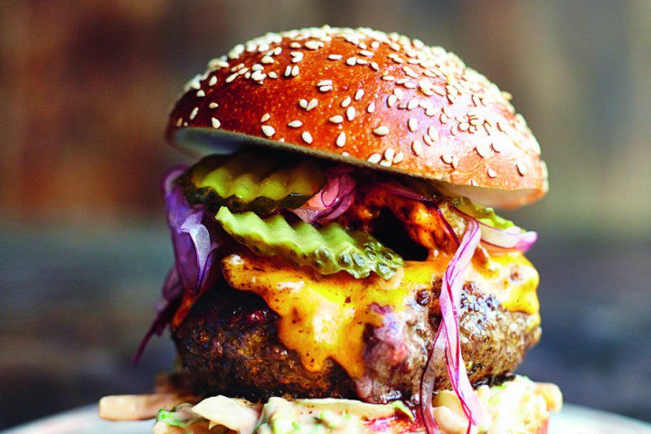 a close up of a sandwich on a plate