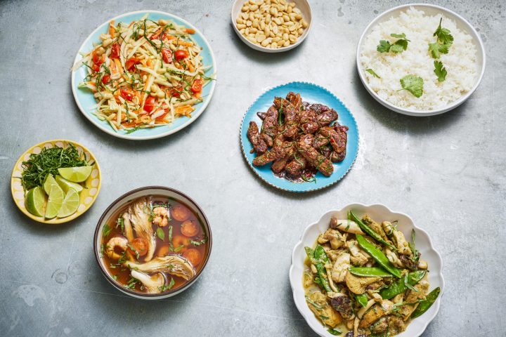 Thai food dishes