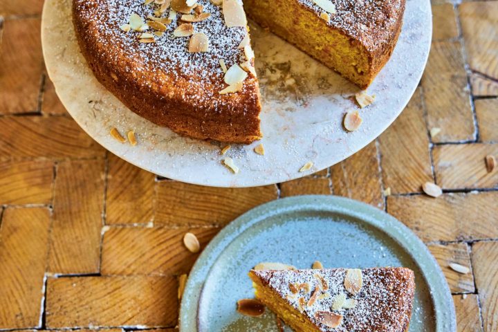 a piece of cake on a plate