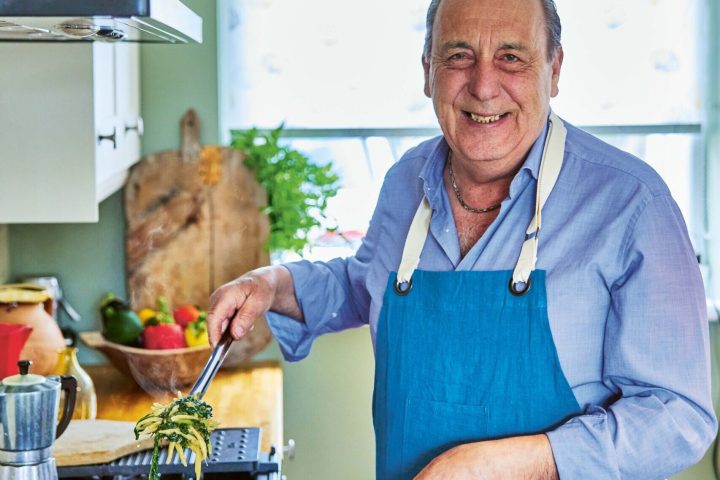 Gennaro Contaldo preparing food in a kitchen