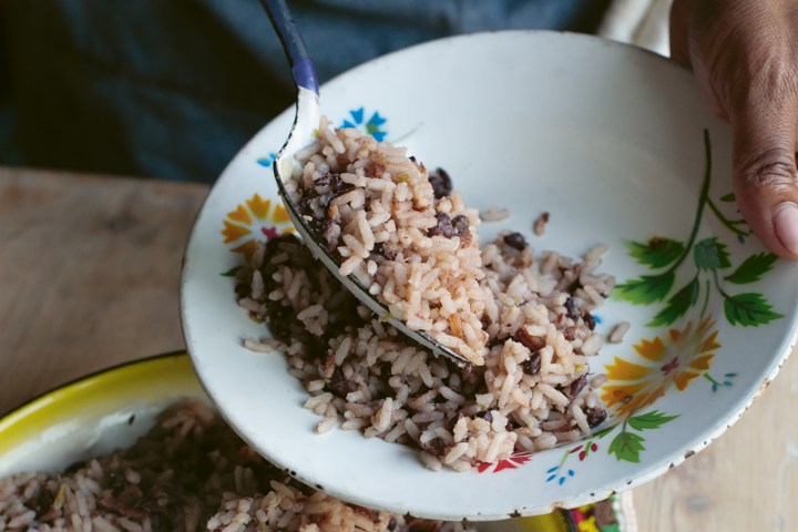 a bowl of food on a plate