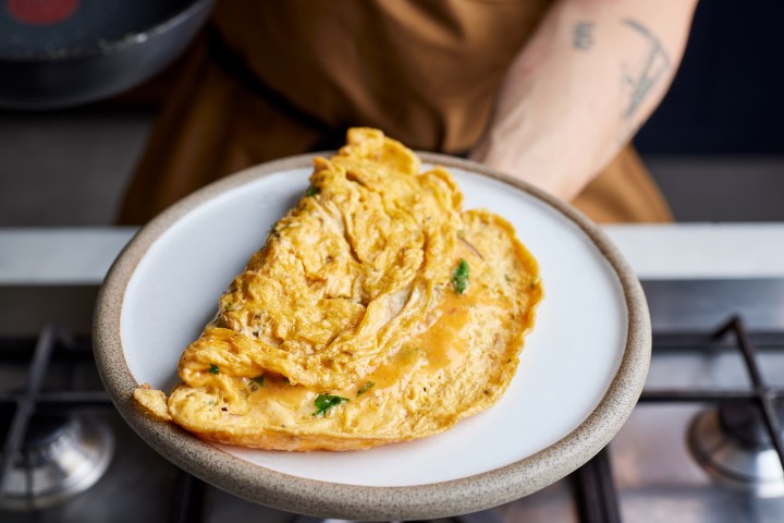 a plate of food on a table